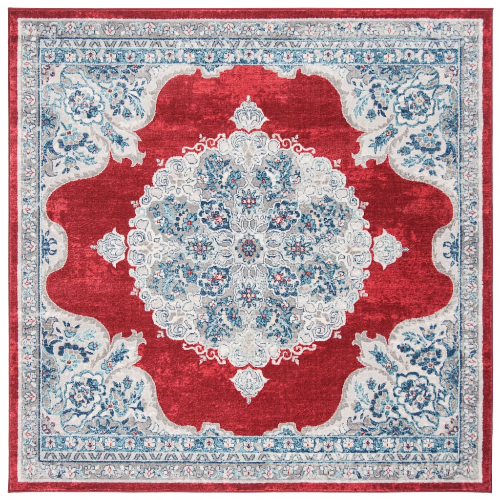 SAFAVIEH Brentwood Coralyne Traditional Oriental Rug - 6'7" Square