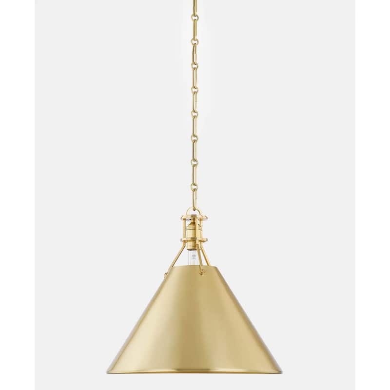 Hudson Valley Lighting Metal No. 2 Single Light 16" Wide Pendant