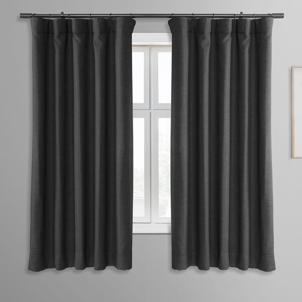 Exclusive Fabrics Bellino Room Darkening Curtain (1 Panel) - 50 x 63