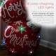 Alpine Corporation Holiday Décor Ornament Statue with Color Changing LED Lights