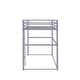 preview thumbnail 7 of 31, Metal Loft Bed Twin, Loft Bed Frame with Guard Rails and Flat Ladder