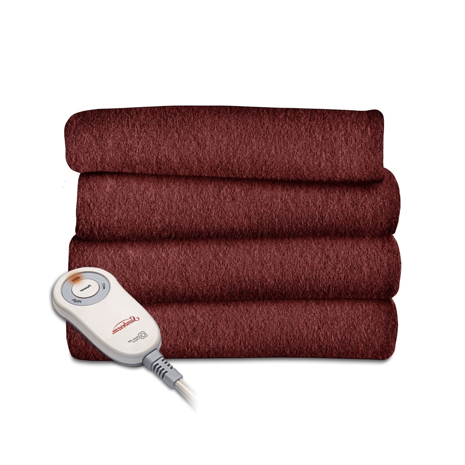 Sunbeam electric heated throw clearance blanket