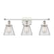 Option White and Polished Chrome / Clear