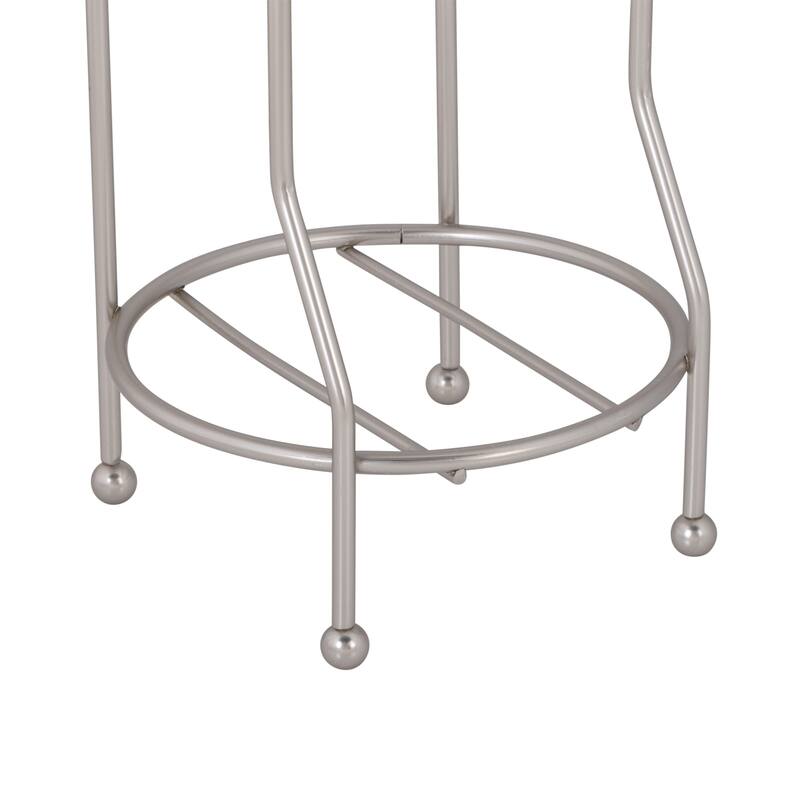Bath Bliss Tissue Roll Holder and Dispenser in Satin - 6.30" x  6.10" x 26.38"