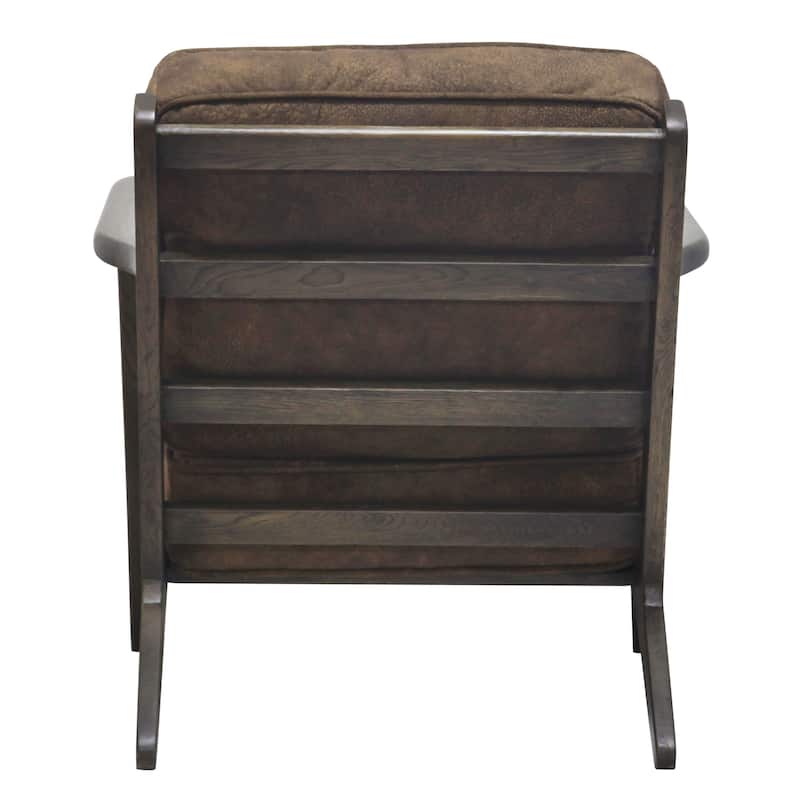 NPD Furniture Albert Solid Wood Frame Accent Chair