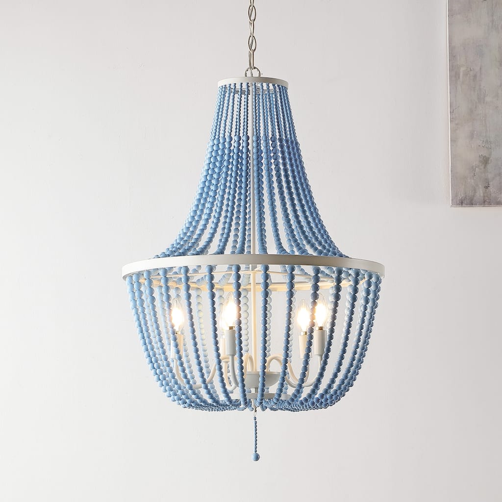 SAFAVIEH Lighting Fedosia 5-light 22-inch Pendant - 22" W x 22" D x 32" H - 22Wx22Dx32H