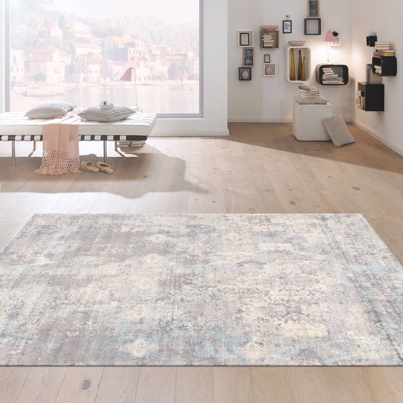 Pasargad Home Mirage Hand-Loomed Bsilk Area Rug