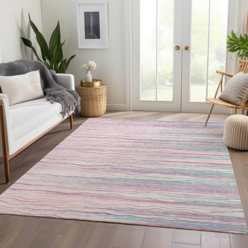 Premium Washable Super Soft Solid Landscape Mayfield Rug