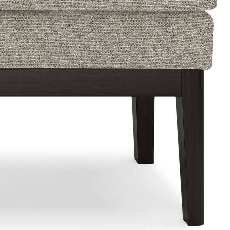 WYNDENHALL Bragg 45 inch Wide Mid Century Ottoman Bench - 44 Inches wide