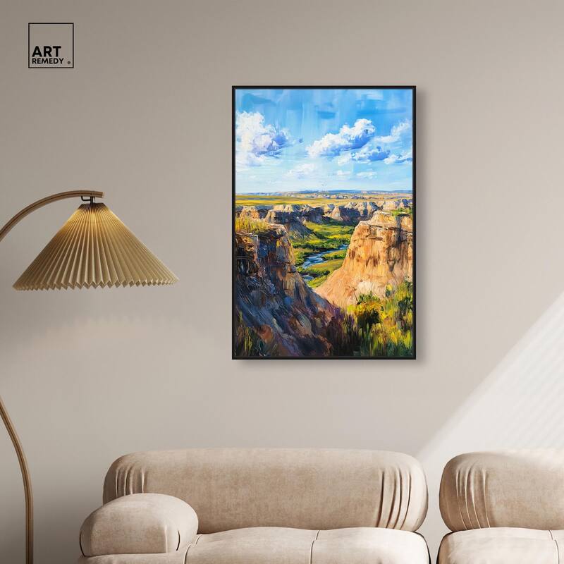 Rolling Hills and Sky II Canvas by Art Remedy