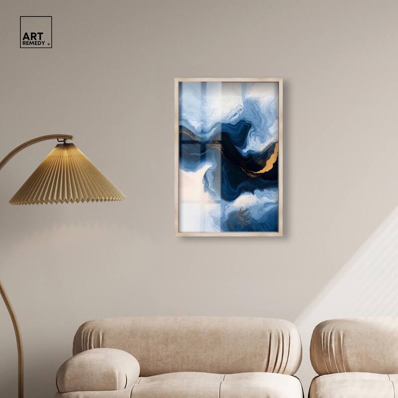 Blue Deep II Shadowbox by Art Remedy