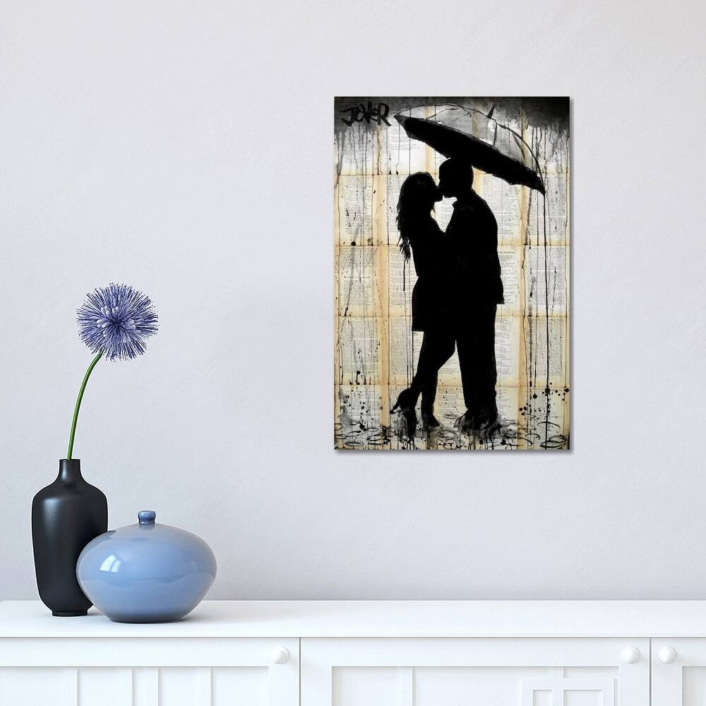 iCanvas "Rain Lovers" by Loui Jover Canvas Print