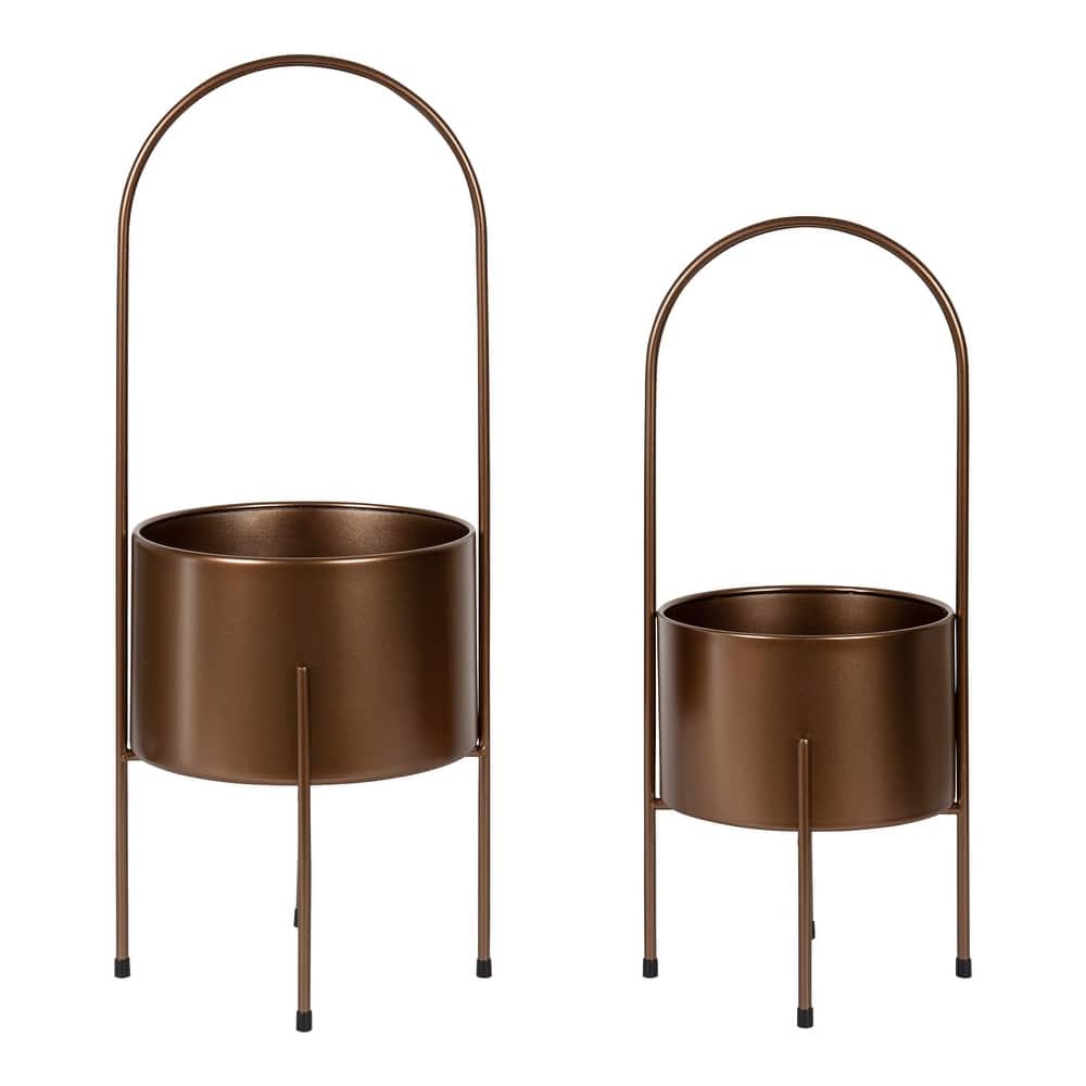 Kate and Laurel Peeto Freestanding Planter Set - 2 Piece