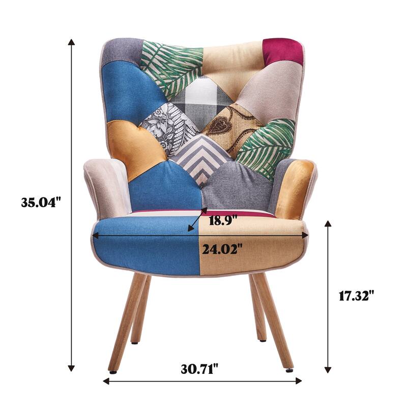 FERPIT Rocking Accent Chair Teddy Upholstered Glider Nursery Accent Chair Padded Seat with High Backrest for Living Room