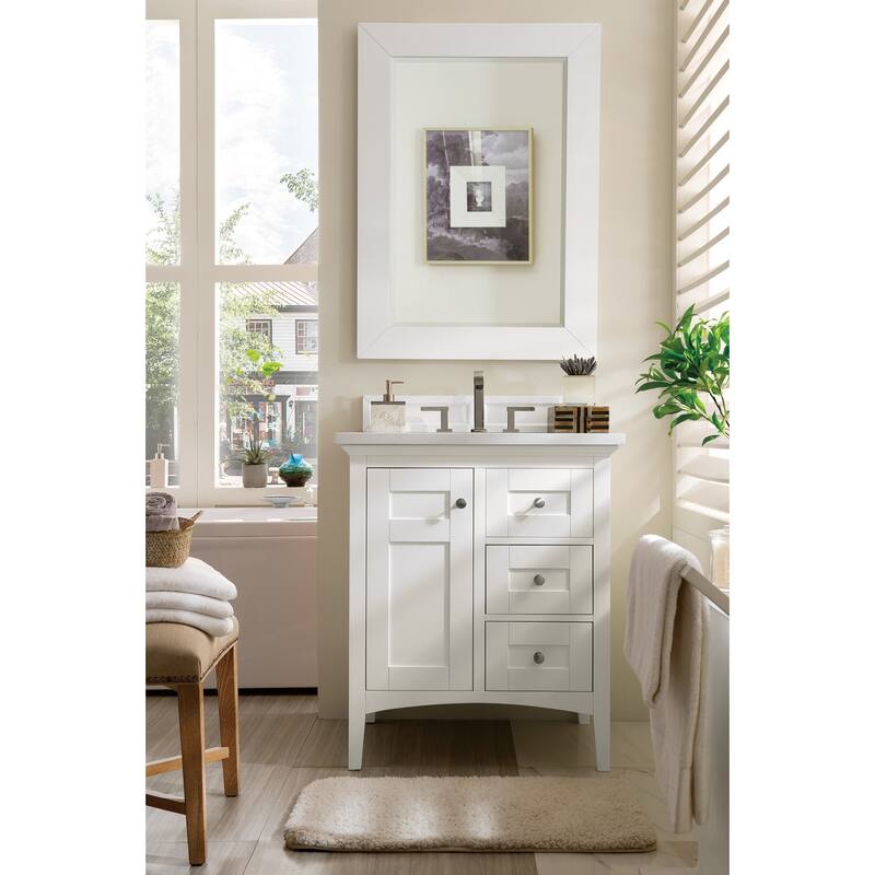 James Martin Vanities 527-V30-3WZ Palisades 30" Free Standing Single