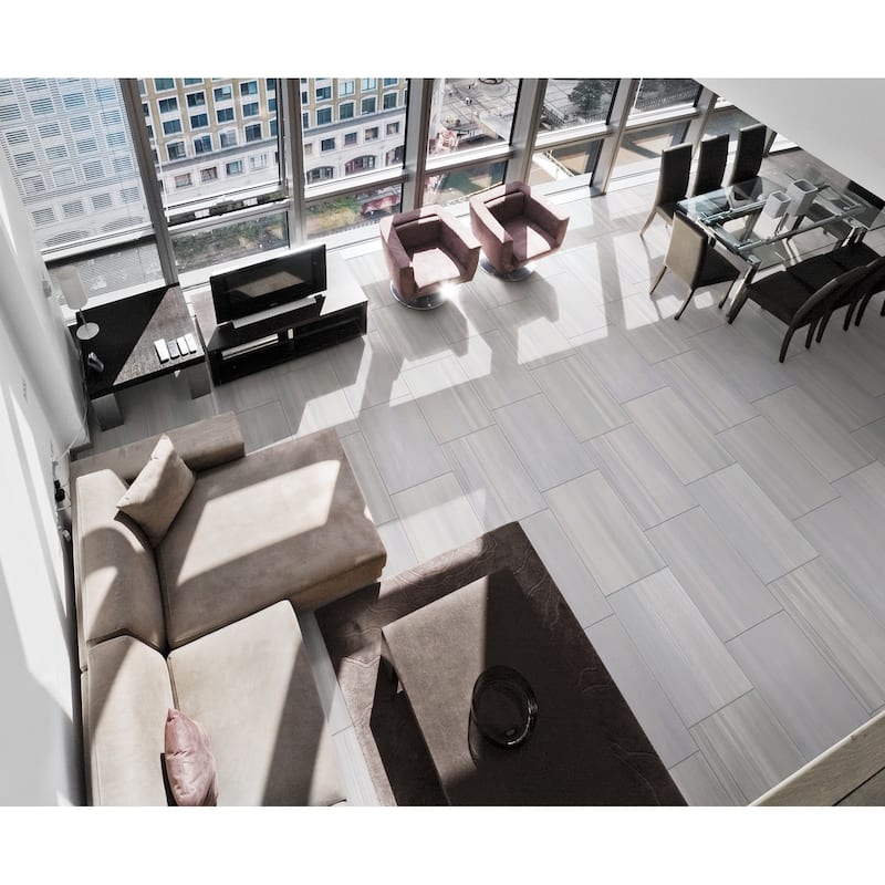 Ackland AKNPTGLA12X24M-CA Glacis - 12" x 24" Porcelain Solid Floor