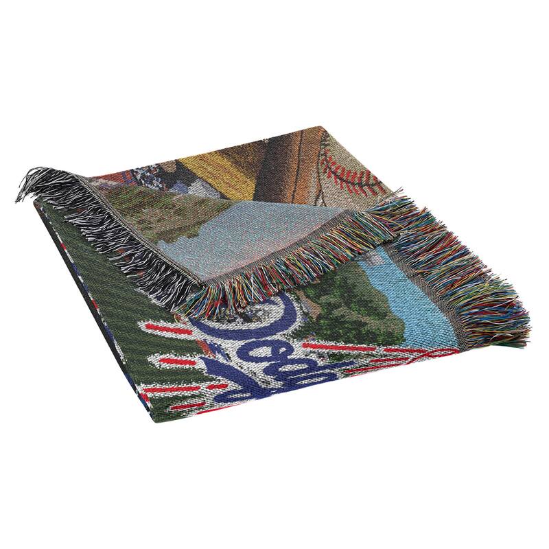 MLB Woven Tapestry Throw Blanket