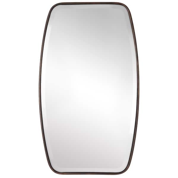 slide 2 of 5, Uttermost Canillo Bronze Mirror - 36.13 x 21.13 x 0.88 - 36.13 x 21.13 x 0.88
