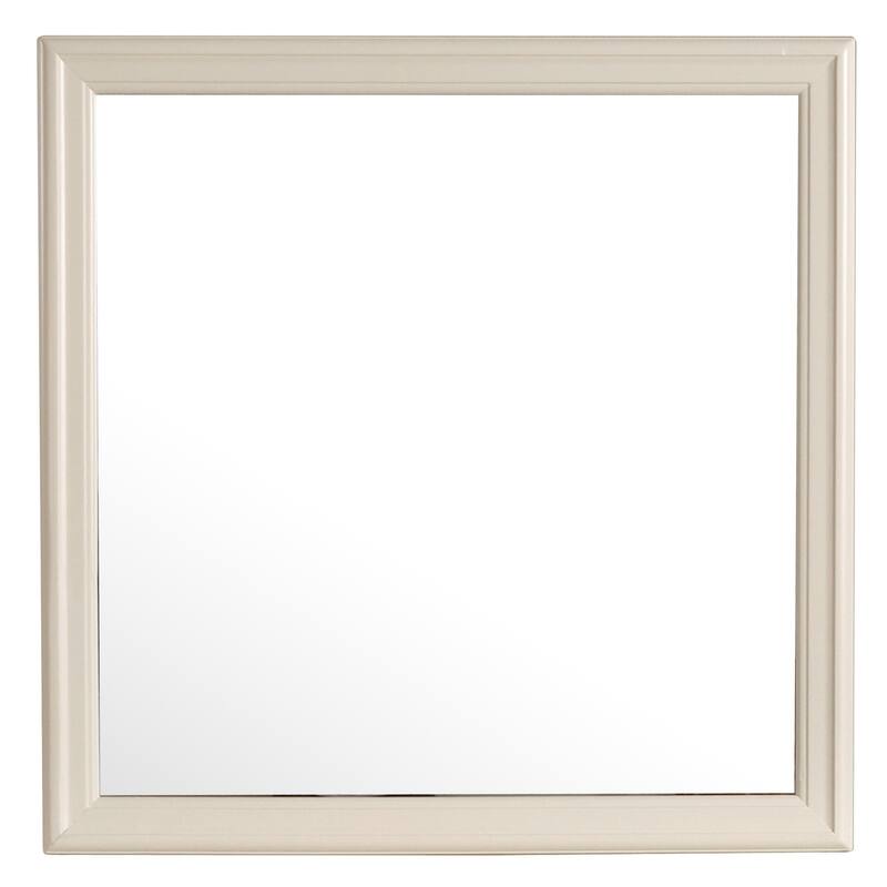 GDF Studio - Louis Phillipe Traditional Particle Board Mirror with Low Distortion Glass