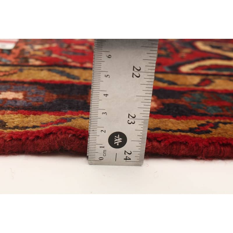 ECARPETGALLERY Hand-knotted Andelz Red Wool Rug - 2'11 x 10'2