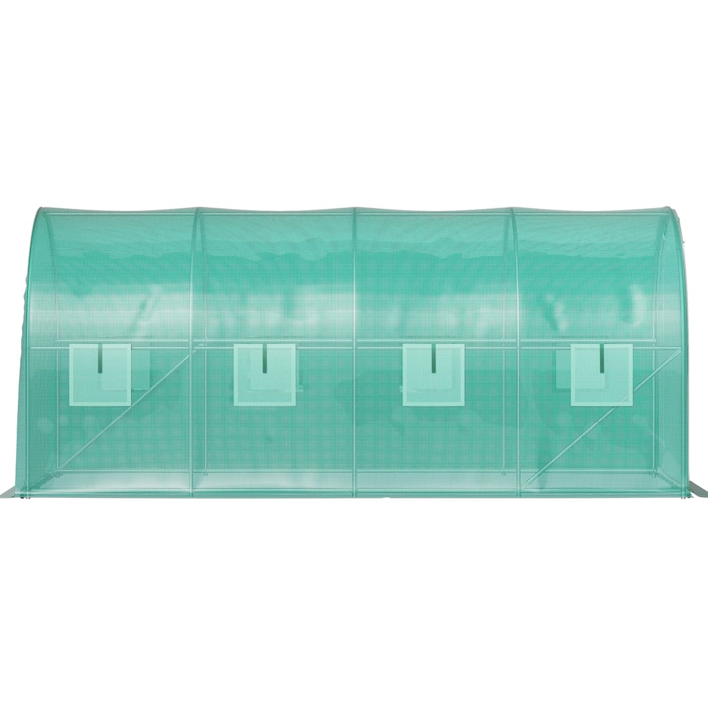 Anmytek Walk-in Tunnel Greenhouse with Zippered Door