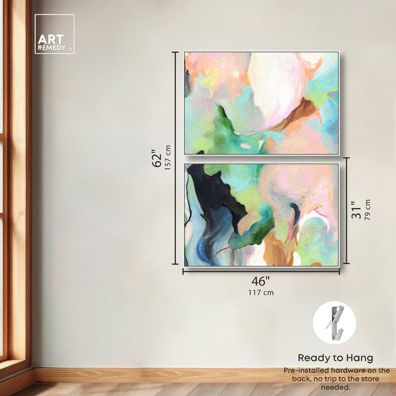 The Dreamer part II Canvas Set of 2 by Art Remedy