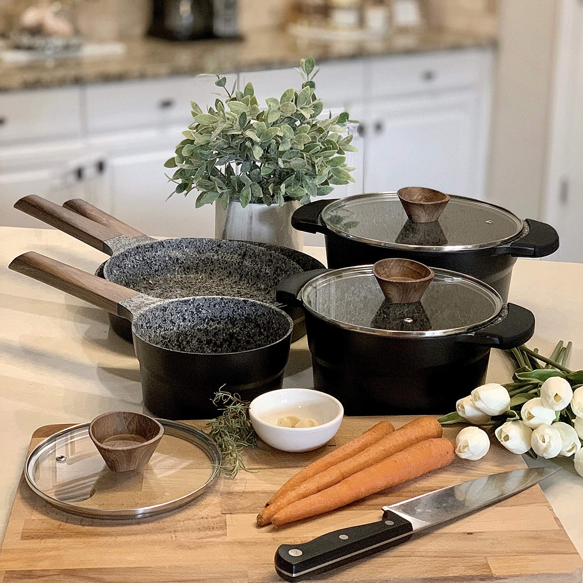 Granite stone shop cookware