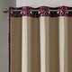 preview thumbnail 38 of 70, SunSmart Mirage Knitted Jacquard Total Blackout Grommet Window Curtain Panel