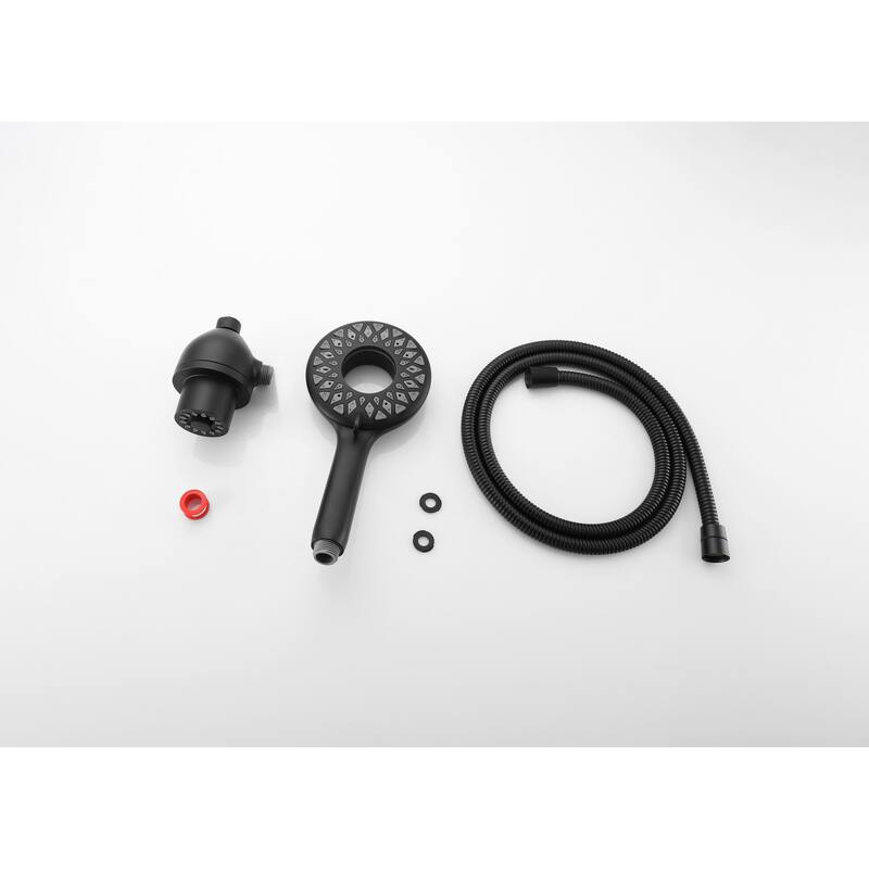 High Pressure Shower Heads 6 Spray Mode, Magnetic Shower Head for Bathroom, Matte Black Handheld Shower