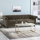 preview thumbnail 12 of 25, Bowie Glam Velvet Sofa by Christopher Knight Home
