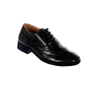 boys black dress shoes