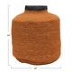 preview thumbnail 2 of 8, Hand-Woven Seagrass Basket, Orange & Navy