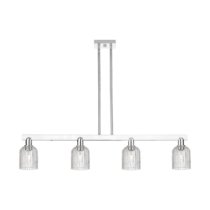 Innovations Lighting Downtown Urban - Bridal Veil - 4 Light 48" Stem Hung Island Light