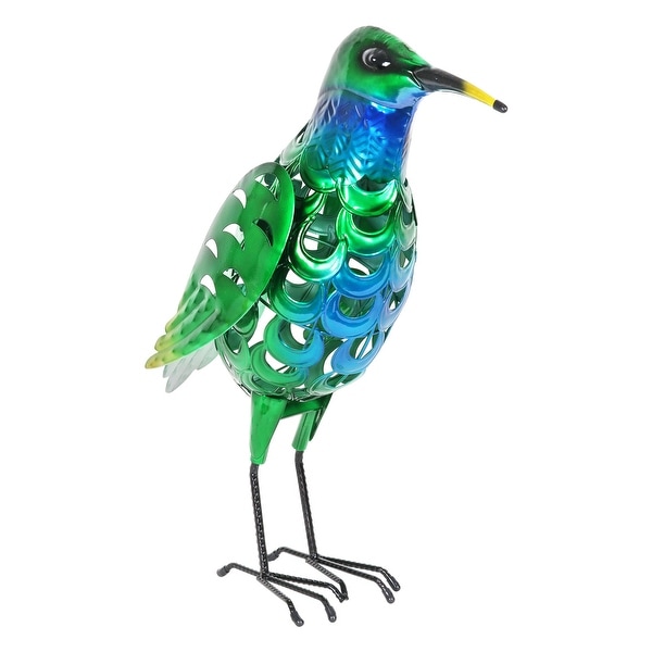 Exhart Solar Metal Filigree Bird Garden Statue, 17 Inch. Opens flyout.