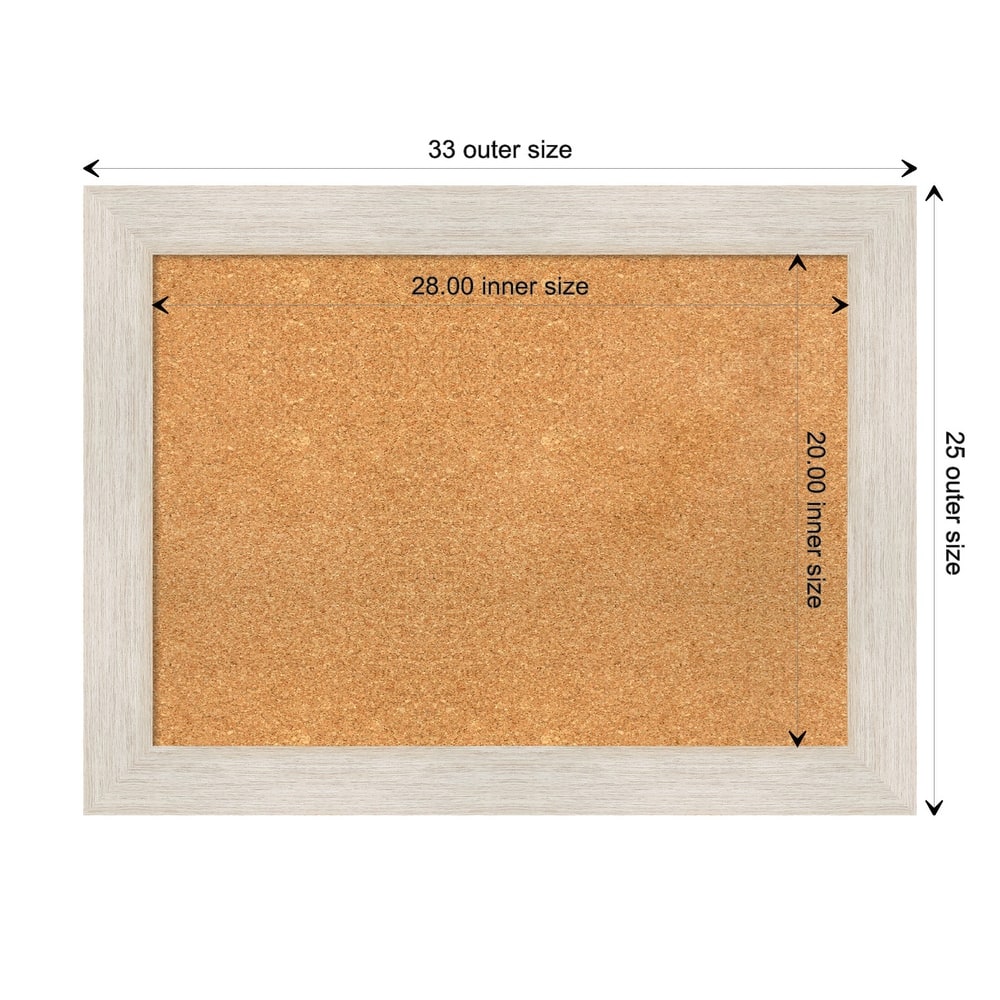 Hardwood Wood Framed Natural Corkboard Bulletin Board