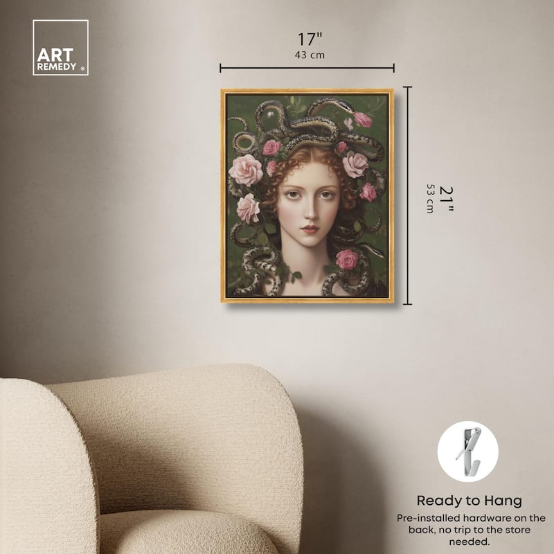 Medusa Canvas by Art Remedy