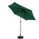preview thumbnail 23 of 48, 9FT Outdoor Patio Umbrella Outdoor Table Umbrella with Push Button Tilt and Crank