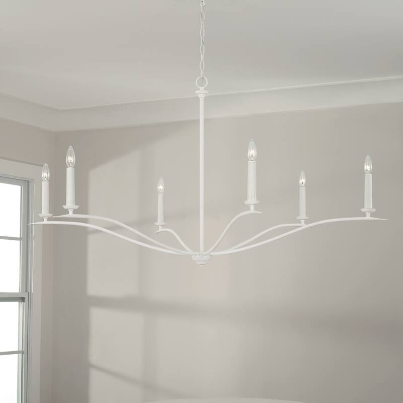 6-Light Chandelier - 29.25 High