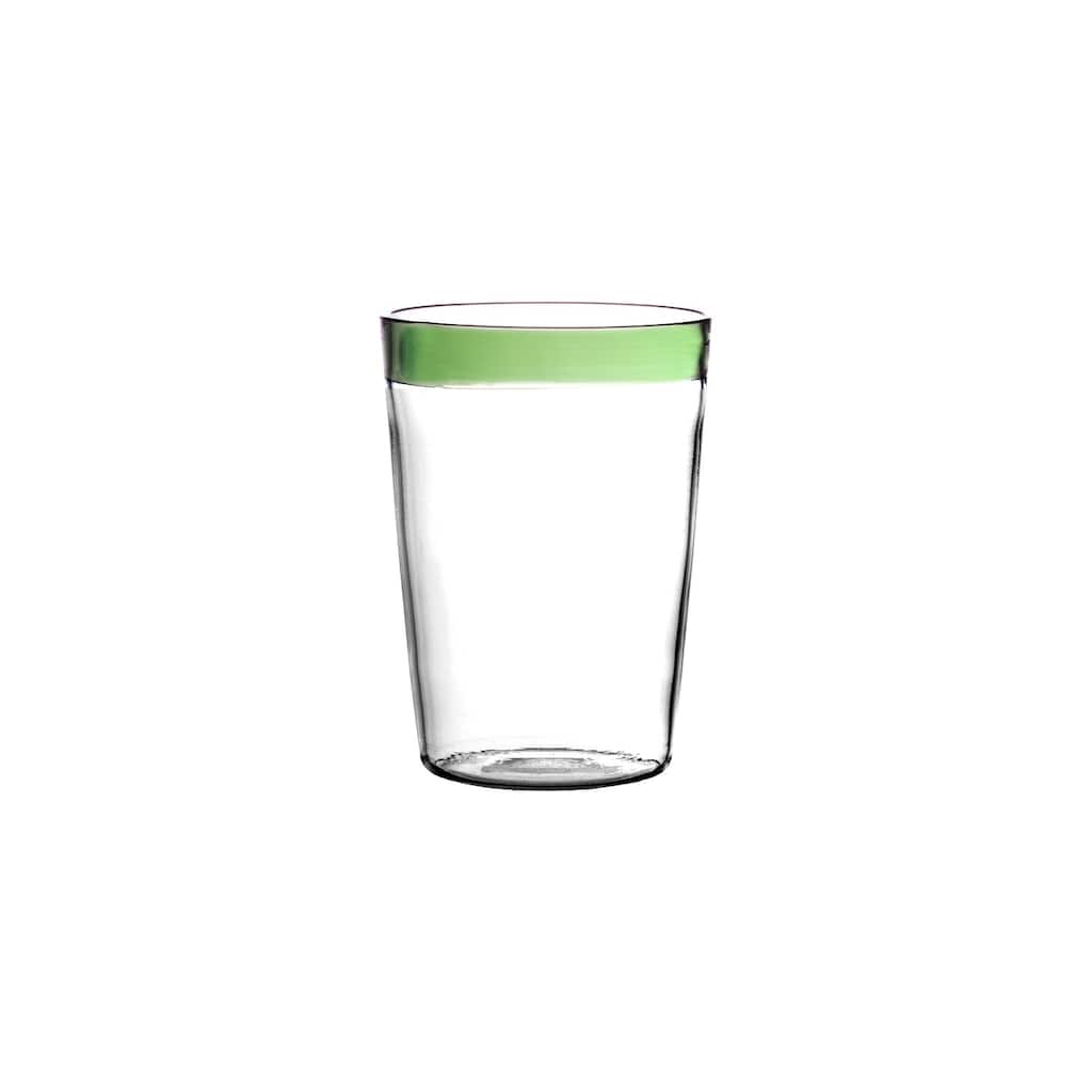 Tarifa Green Drinking Glass 10 fl oz Borosilicate Glass