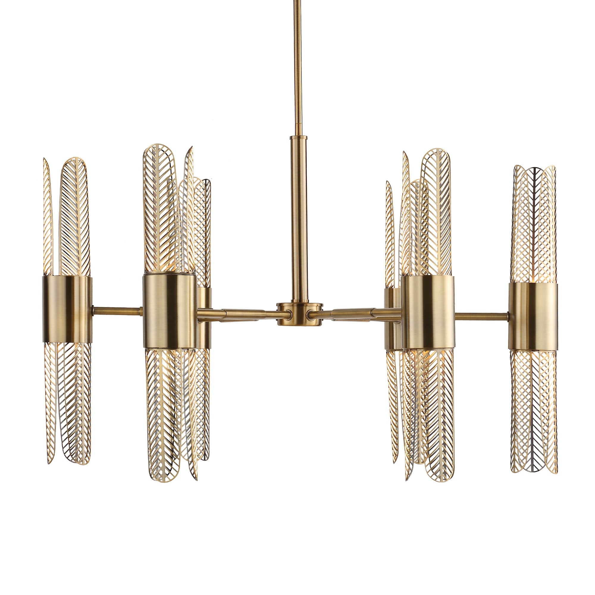 Uttermost 21391 Cret 12 Light 31" Wide Chandelier
