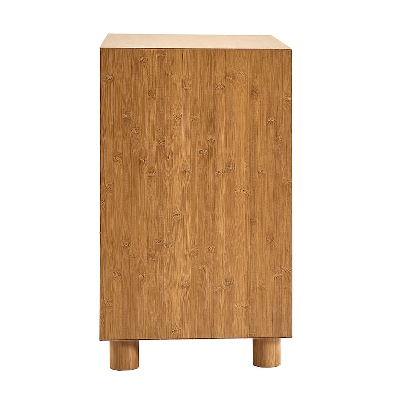 26" Tall Modern Nightstand with Charging Station, 23.75" Wide Wood Bedside Table /2 Storage Drawers