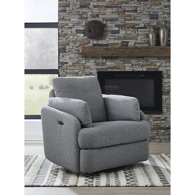 Signature Design by Ashley Alainmont Next-Gen Nuvella Swivel Power Recliner