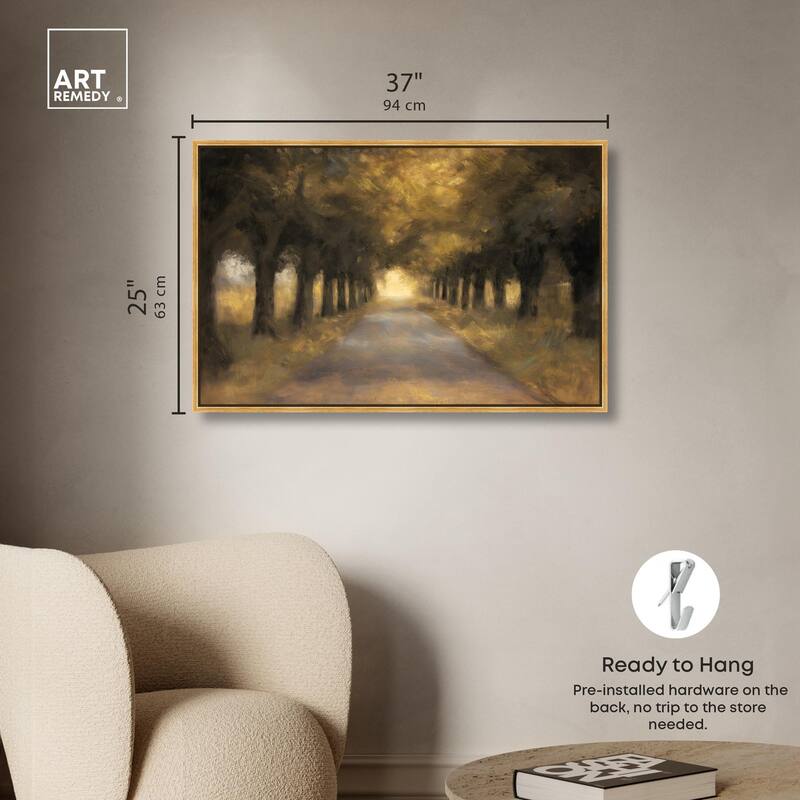 Misty Morning Canvas by Art Remedy