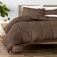 preview thumbnail 16 of 92, Bare Home Hypoallergenic Down Alternative Comforter Set California King - Cocoa
