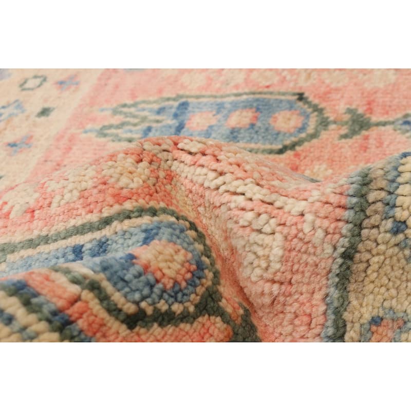 ECARPETGALLERY Hand-knotted Jules Serapi Coral Wool Rug - 8'1 x 9'10