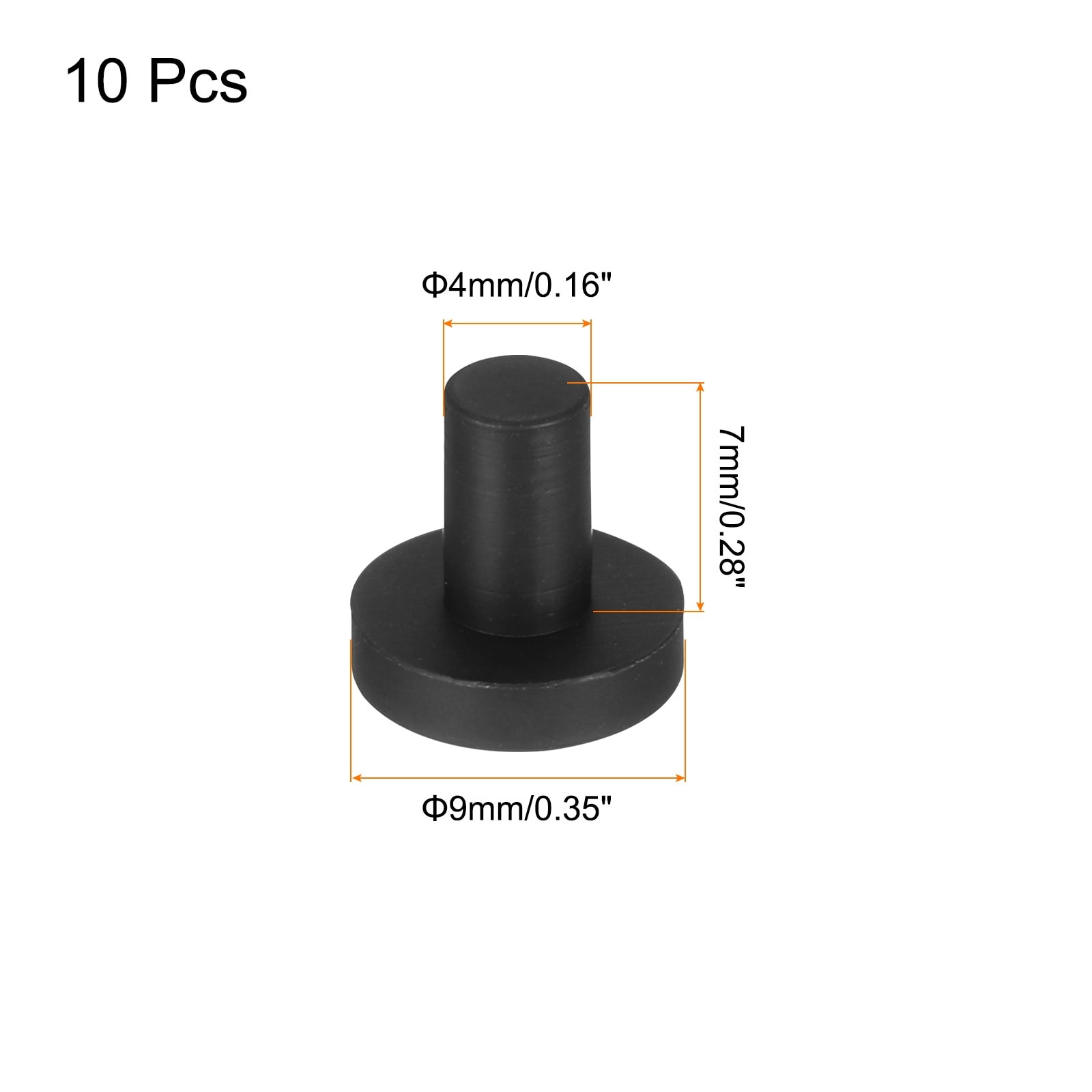 High Temp Silicone Plug Solid Rubber Stopper Hole Plugs for Powder Coating Plating Waterproof Sealing Plugs