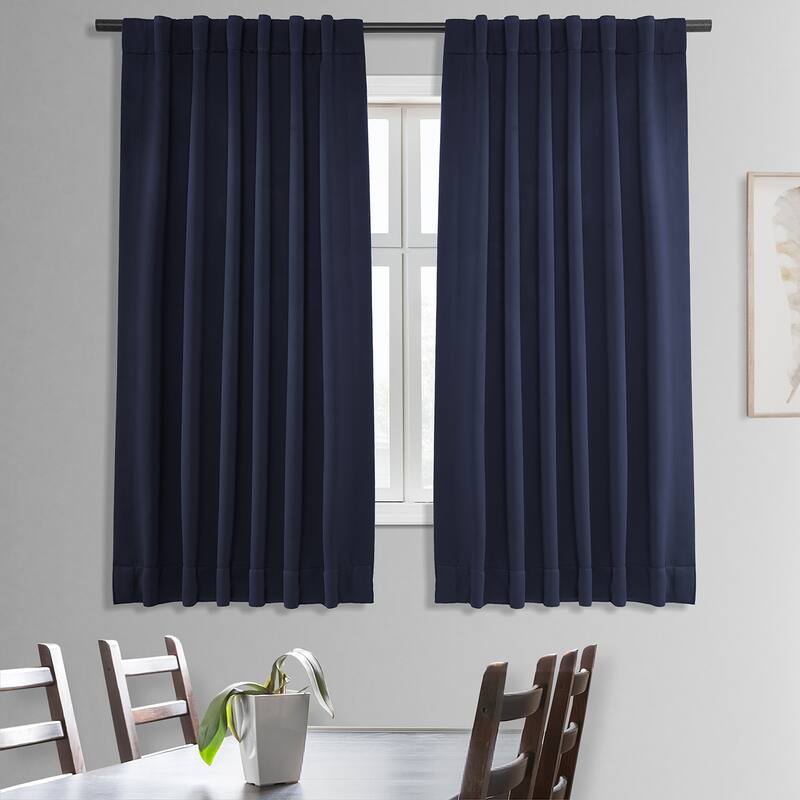 Exclusive Fabrics Room Darkening Curtain Panel Pair 63 inches (2 Panels ...