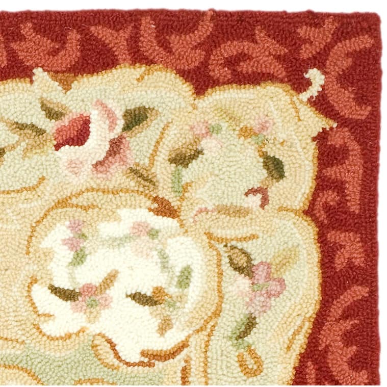 SAFAVIEH Handmade Chelsea Nour French Country Wool Rug
