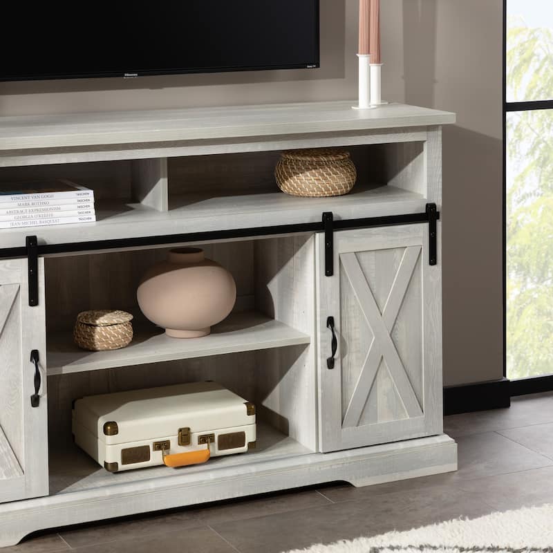 Middlebrook 52-inch Highboy Sliding Barn Door TV Stand