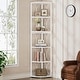 preview thumbnail 7 of 21, 67" Tall Corner Shelf, Corner Bookshelf Bookcase Standing Shelving Unit